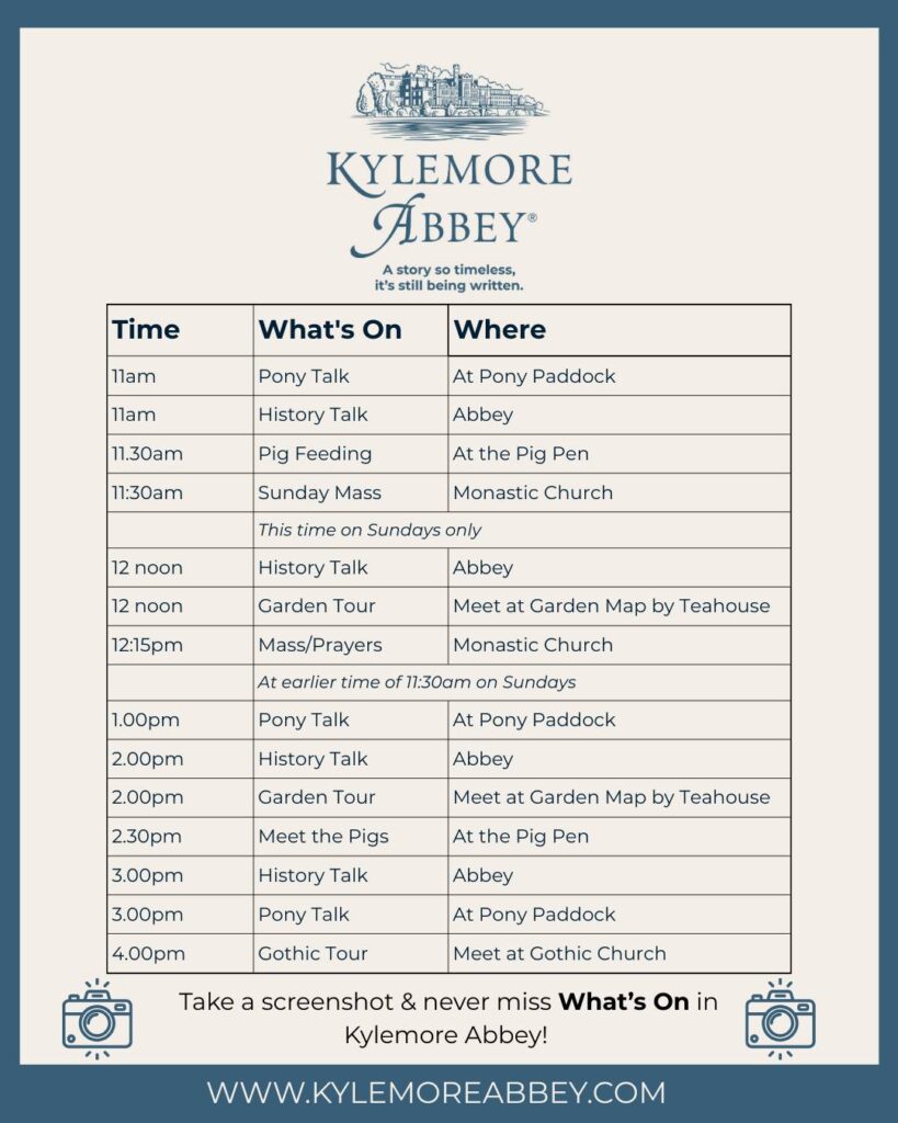 summer events at kylemore abbey