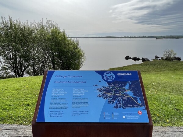 Discovery point overlooking Loch Corrib