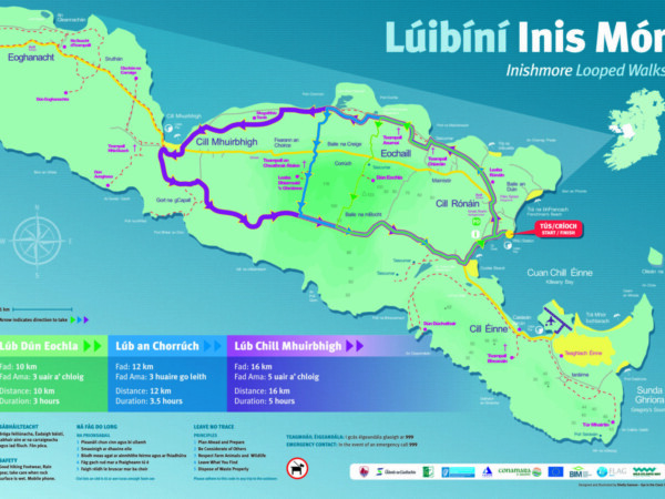 Aran Island Walks - Looped Trails Inis Mór