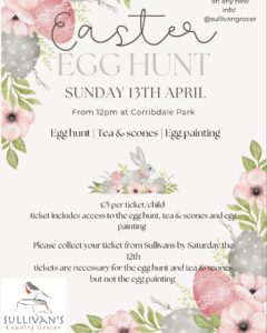 Easter Egg Hunt Oughterard organised by Sullivan's Grocers