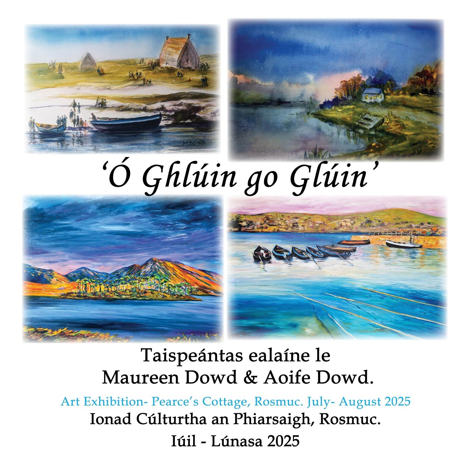 Art Exhibtion Pearse's Cottage Mairín & Aoife Dowd