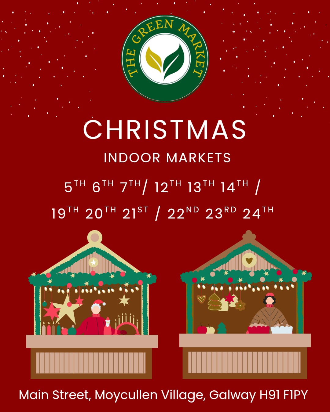 Christmas Green Market Margadh Glas Maigh Cuilinn