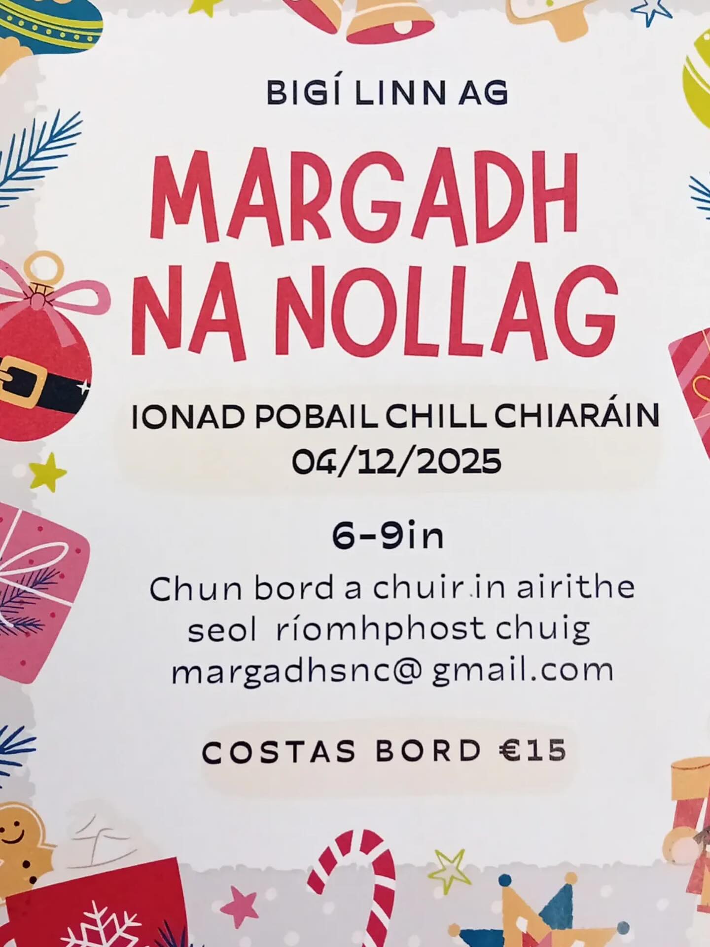 Margadh na Nollag Christmas Market Chill Chiaráin
