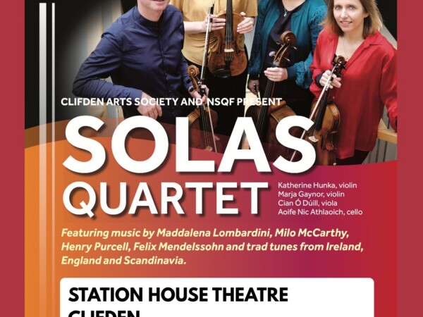 Solas Quartet Concert Clifden Station House Theatre